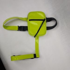 Harness Fanny Pack Bag Purse Green Thigh Strap